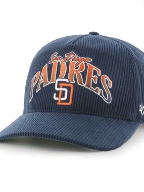 47 Brand San Diego Padres Navy and Orange Corduroy Cap